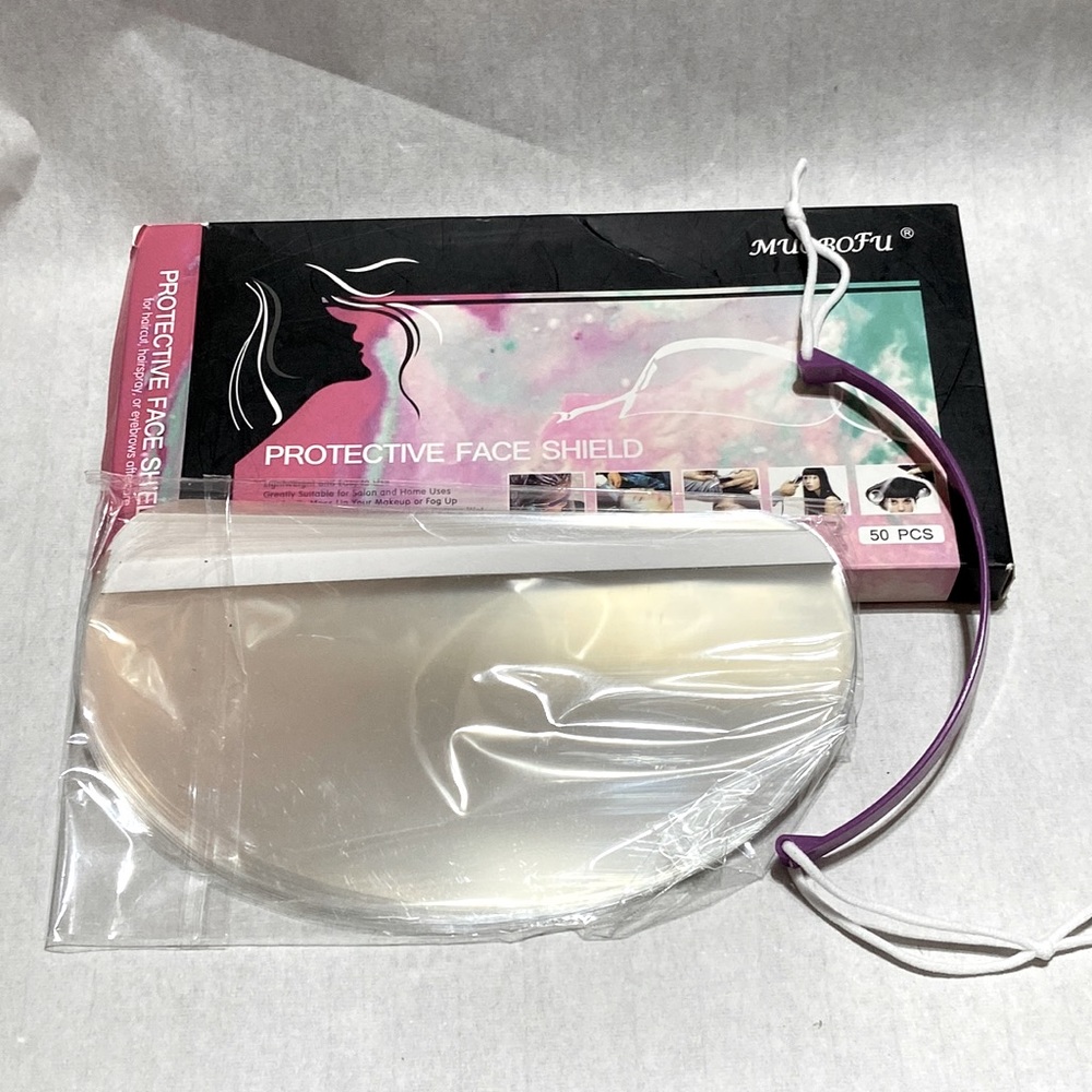 Protection Face/Eye Shield 50 Pieces Clear